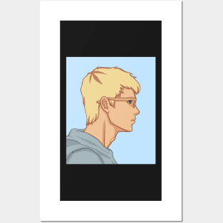 Jason Grace - Side Profile Posters and Art